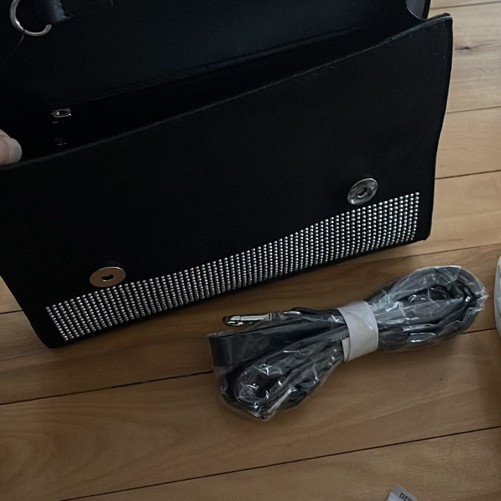 BADGLEY MISCHKA Tiny Silver Stud Embellished Micr… - image 11